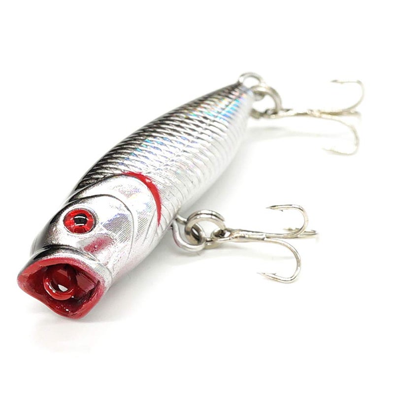 SEASKY Fishing Plug Lures Micro Popper Topwater Trout Attack in Freshwater - Image 2